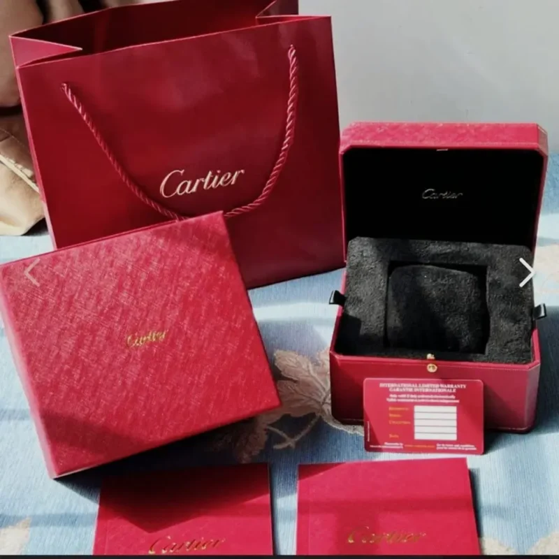 علبة وكيس ساعة كارتير