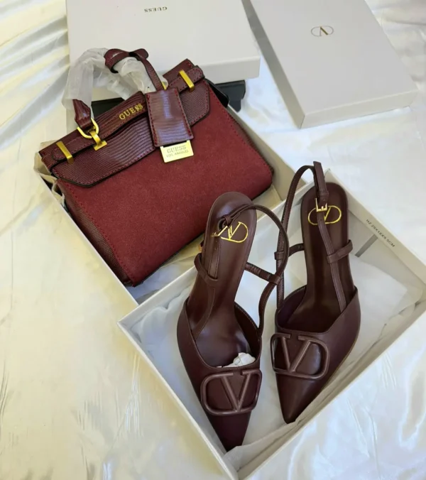 شنطه وكعب احمر