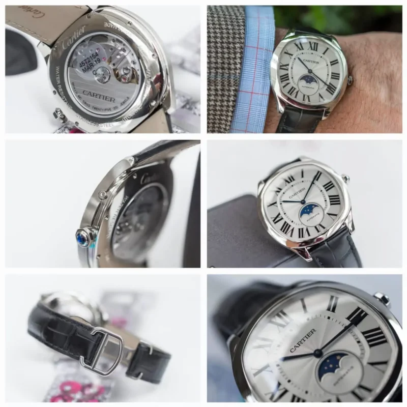 كارتير ساعه جلد رجاليه