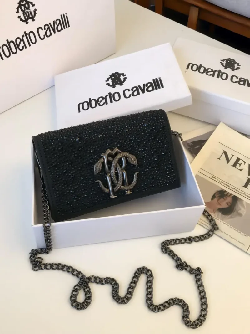 شنط خرز اسود كريستال