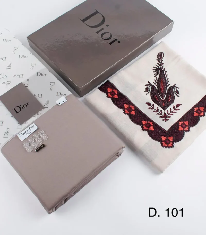 طقم قماش وشماغ كشميري