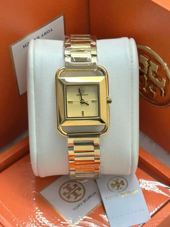 ساعه توري بورش ذهبي صغيره