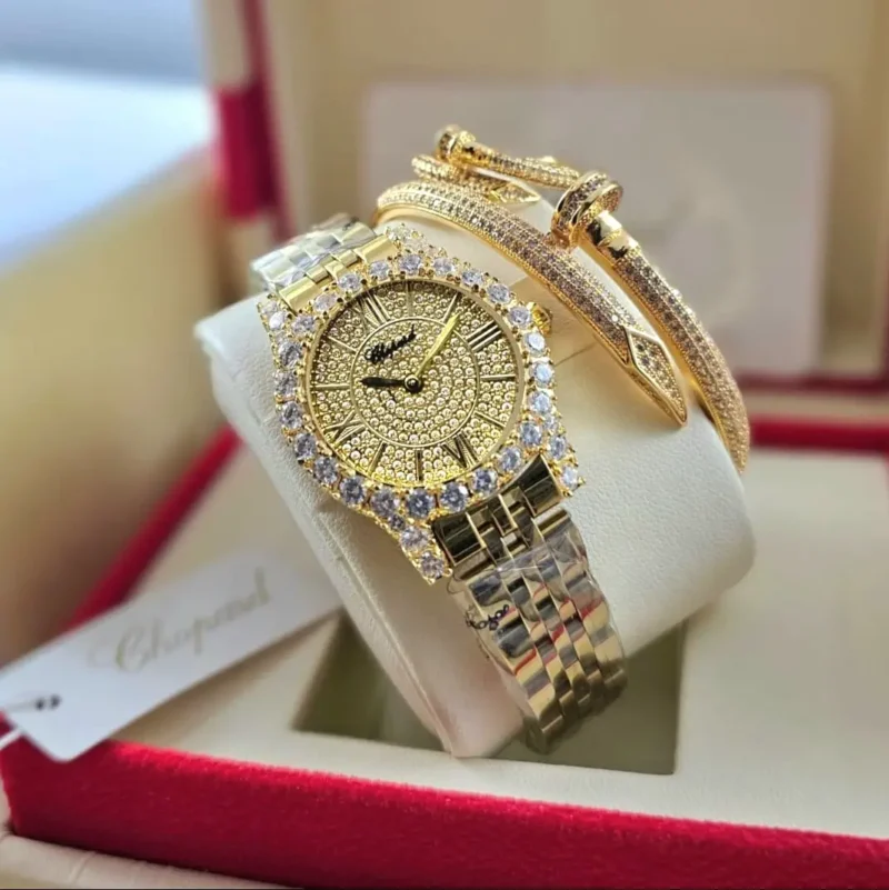 ساعه شوبارد ذهبيه