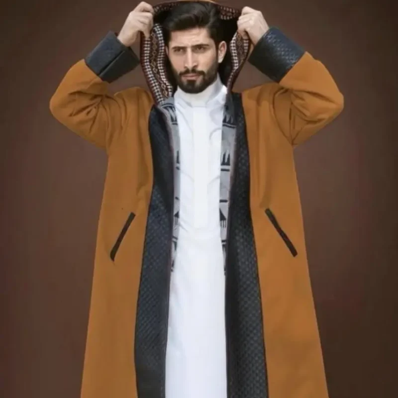 فروة رجالية مع طاقية