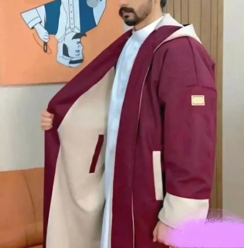 فروه رجاليه لون احمر