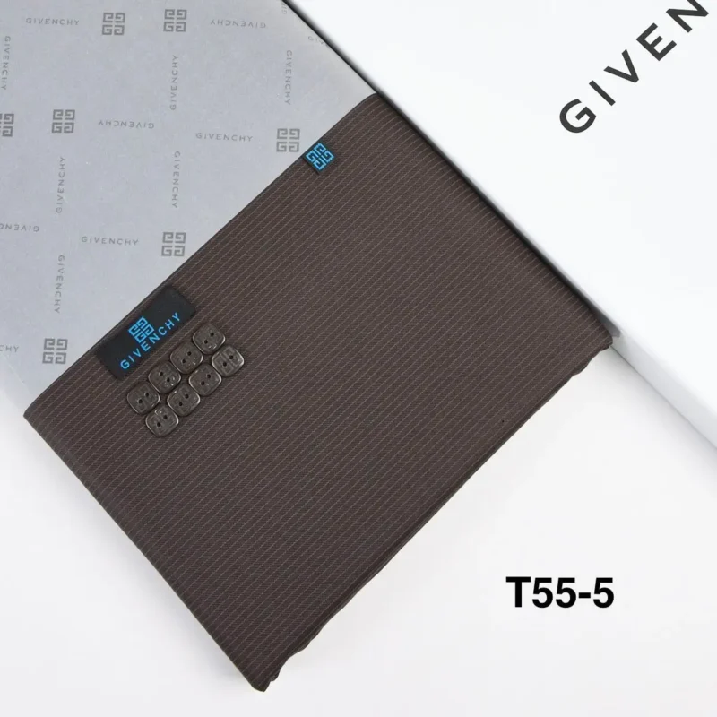 قماش ثوب مقلم بني