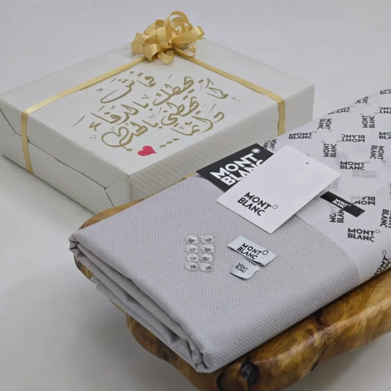 قماش خلية نحل رصاصي