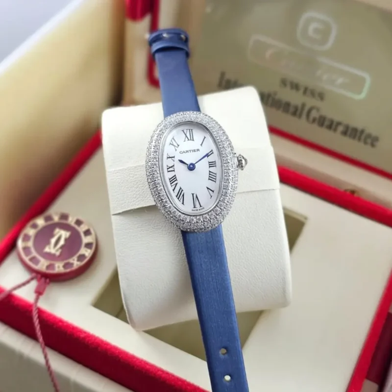 ساعه كارتير جلد نسائيه