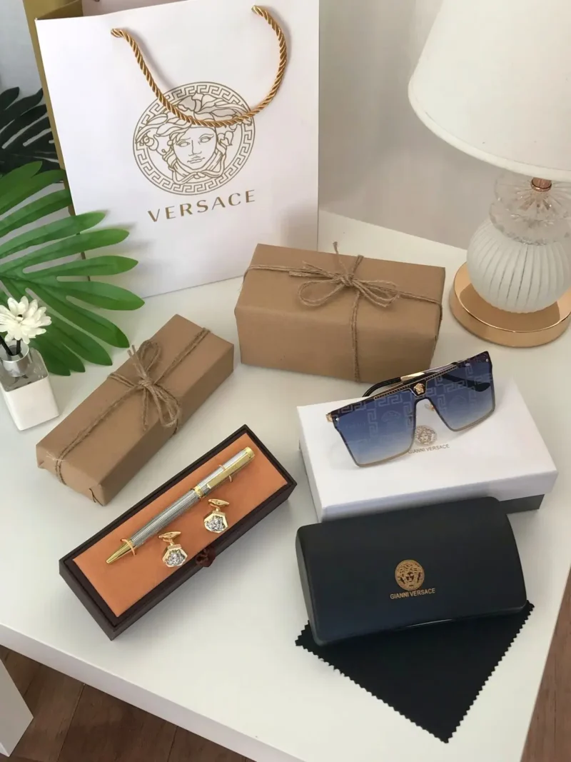 طقم رجالي قلم وكبك ونظاره