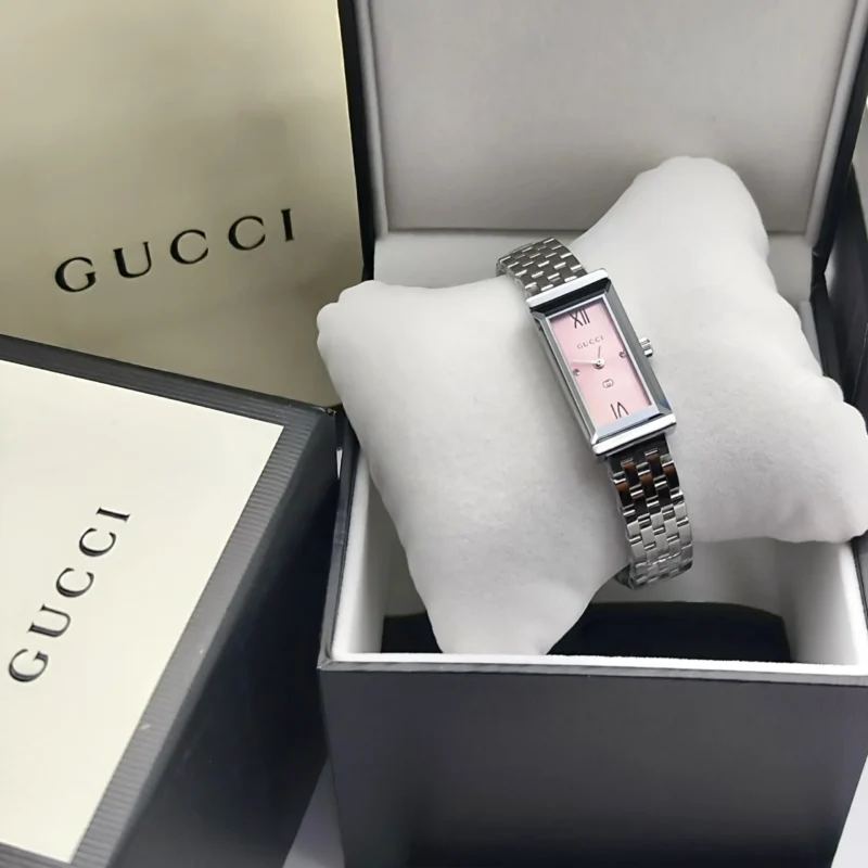 ساعات قوتشي ميني مستطيل