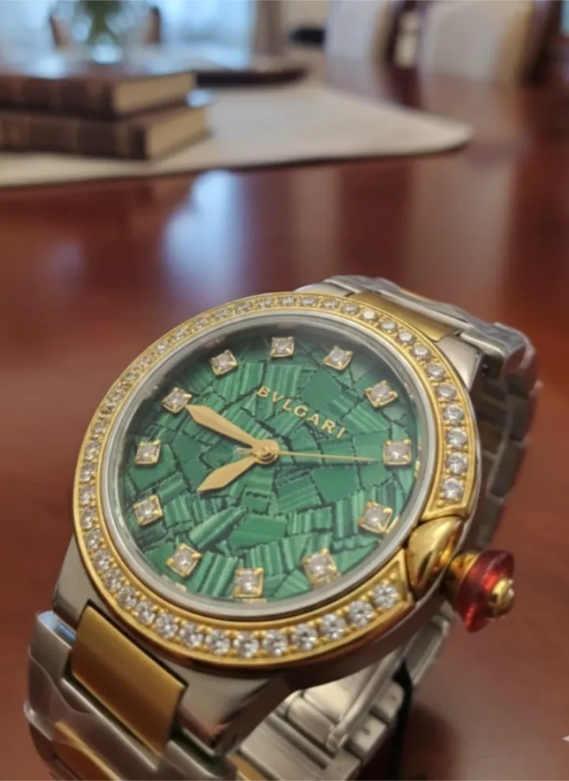 ساعه بولغاري نسائي الماس