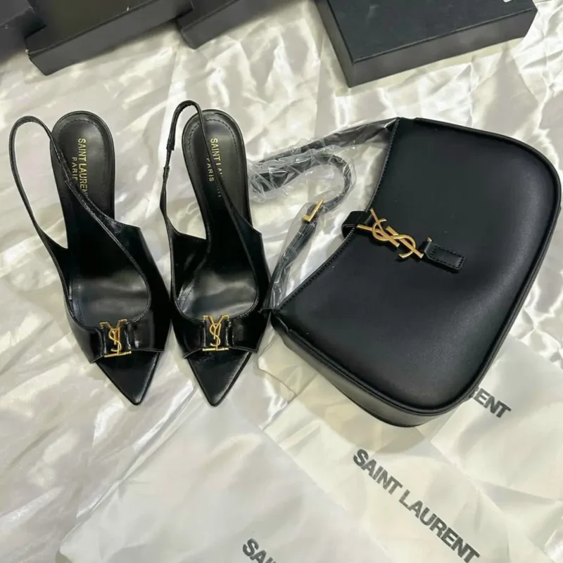 شنط سان لوران مع وكعب