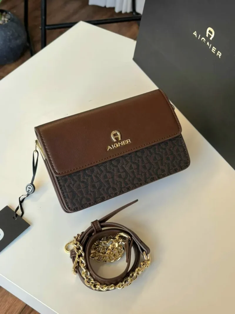 شنطة اقنر بنية