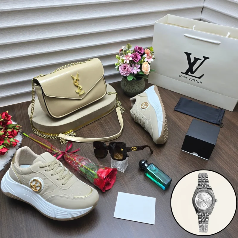 شنطة سان لوران مع شوز سبورت