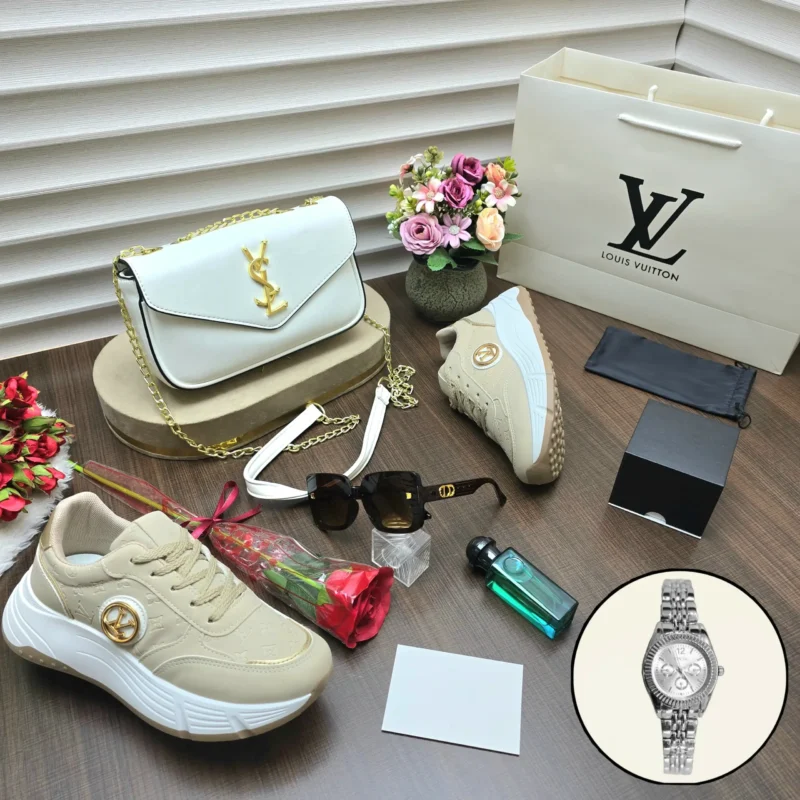 طقم شوز وشنطه نسائي