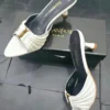 صندل حريمي هيلز ابيض