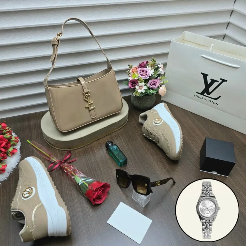 طقم فاخر نسائي ماركة سان لوران