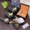 هدية ساعة مع عطر وكبك