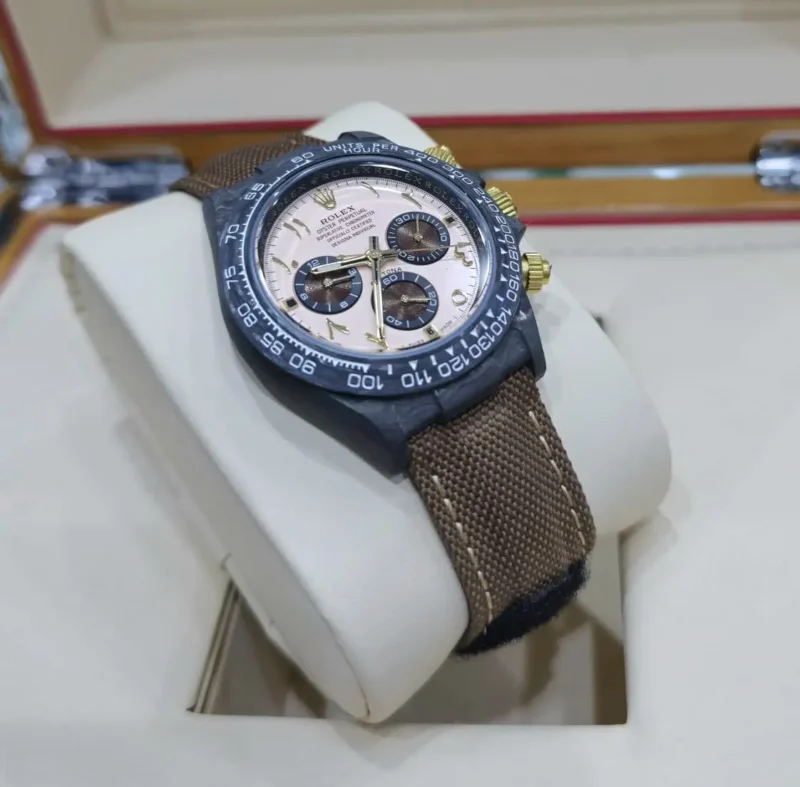 ساعة قماش رجالي ماركة رولكس