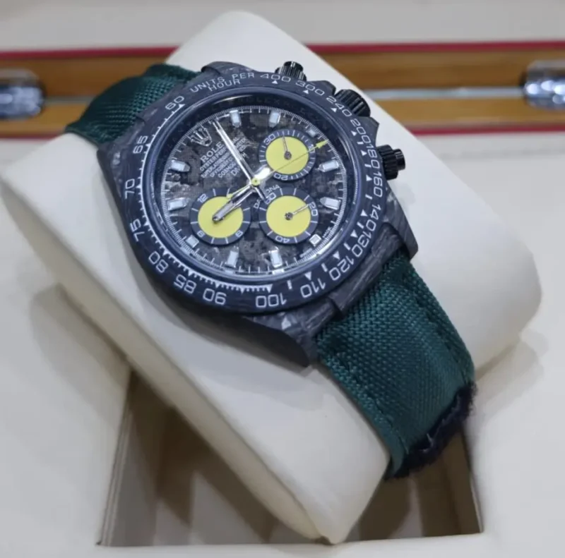 ساعة رولكس قماش