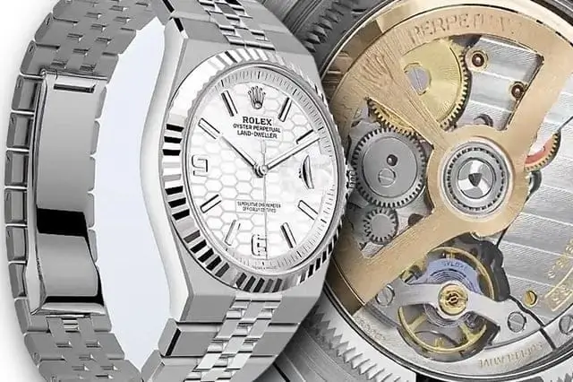 ساعه رولكس مكينه مكشوف