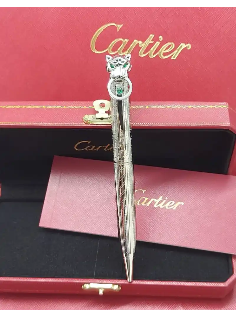 قلم كارتير فضي راس اسد