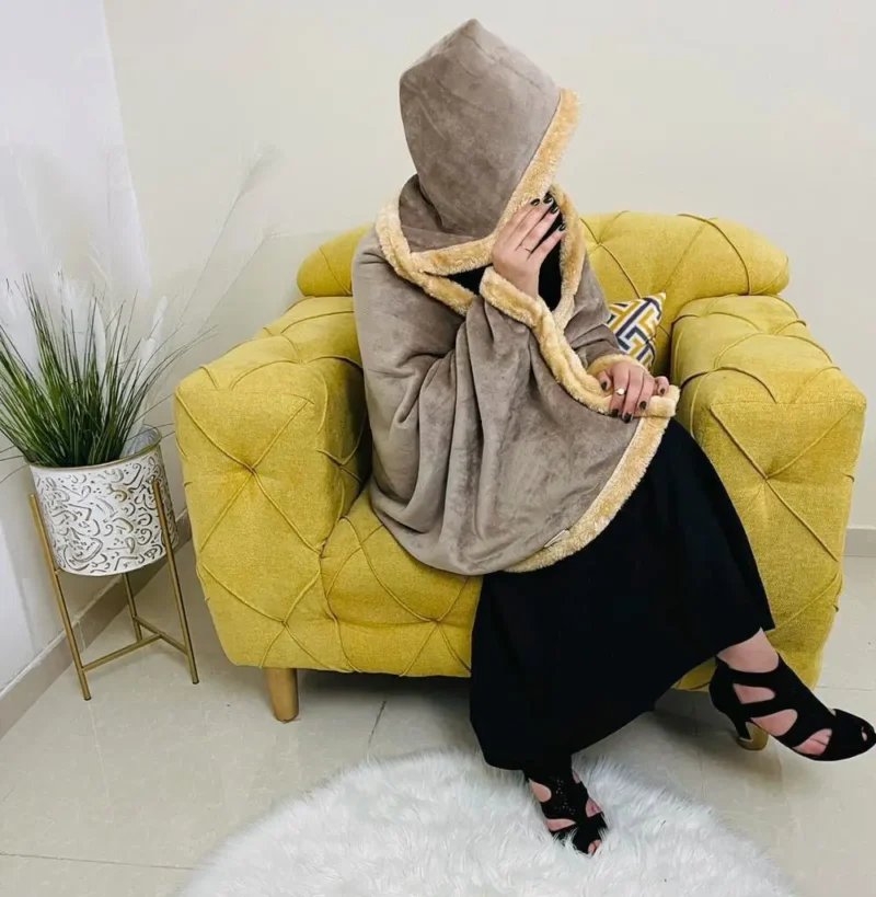 شال نسائي شتاء قبوع