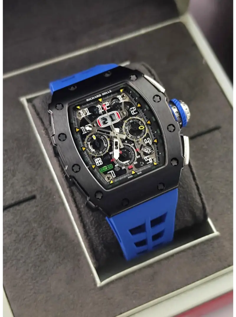 ساعة ريتشارد ميل ازرق