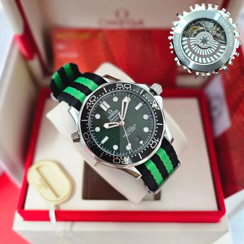 ساعة اوميغا خضراء رجالي