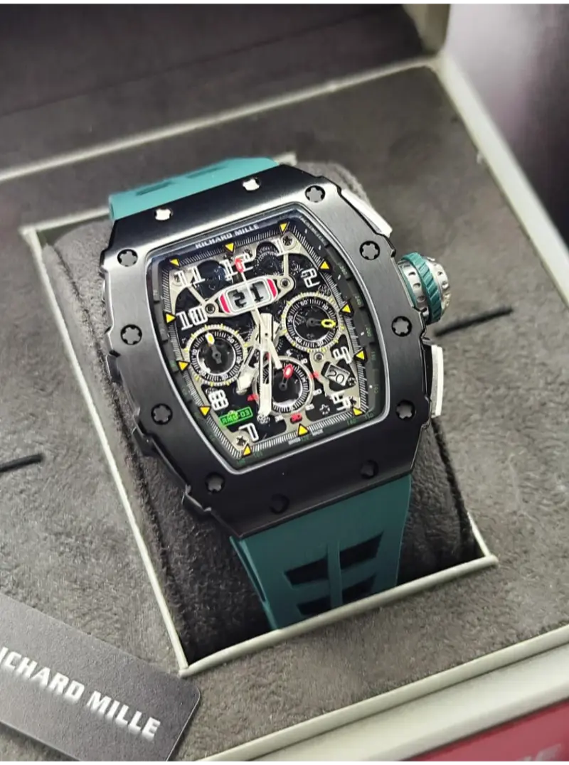 ساعة ريتشارد ميل اخضر رجالي