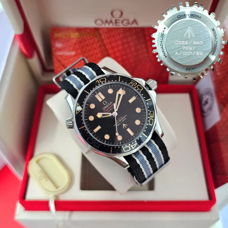 ساعه اوميقا حزام قماش