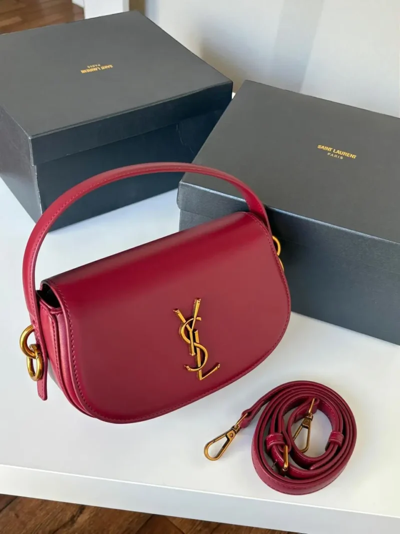 شنطه سان لوران حمرا