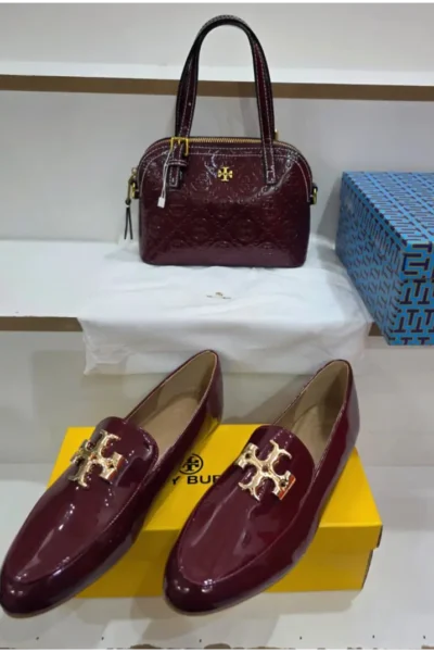 طقم جزمة وشنطة نسائي توري بورش