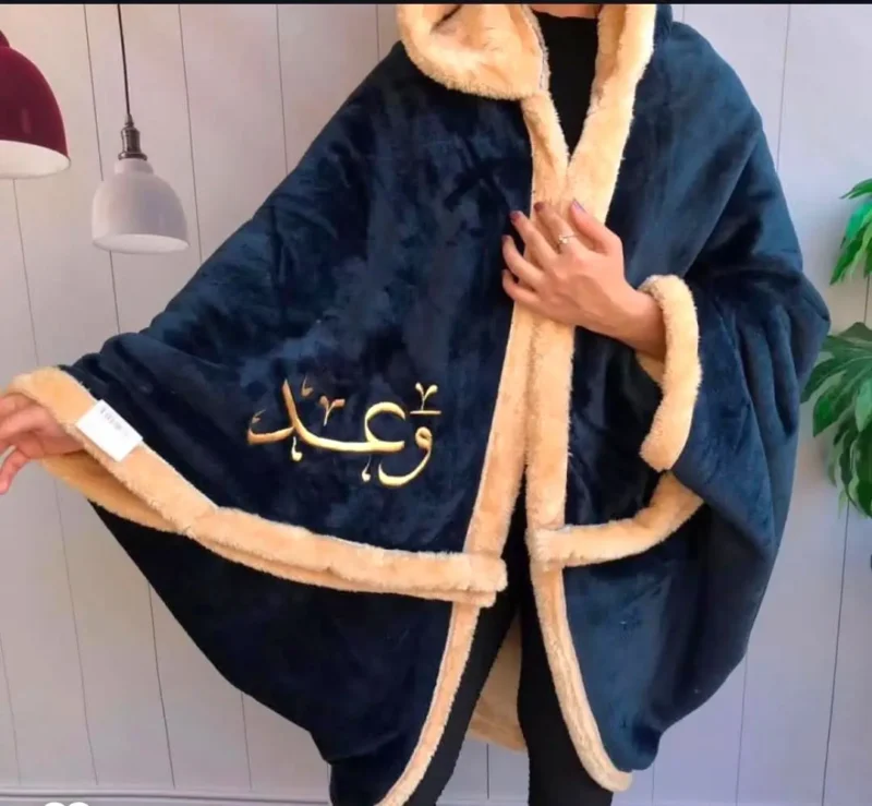 وشاح شتوي نسائي ثقيل