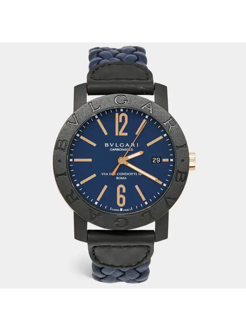 ساعة بلغاري رجالية كاربون غولد