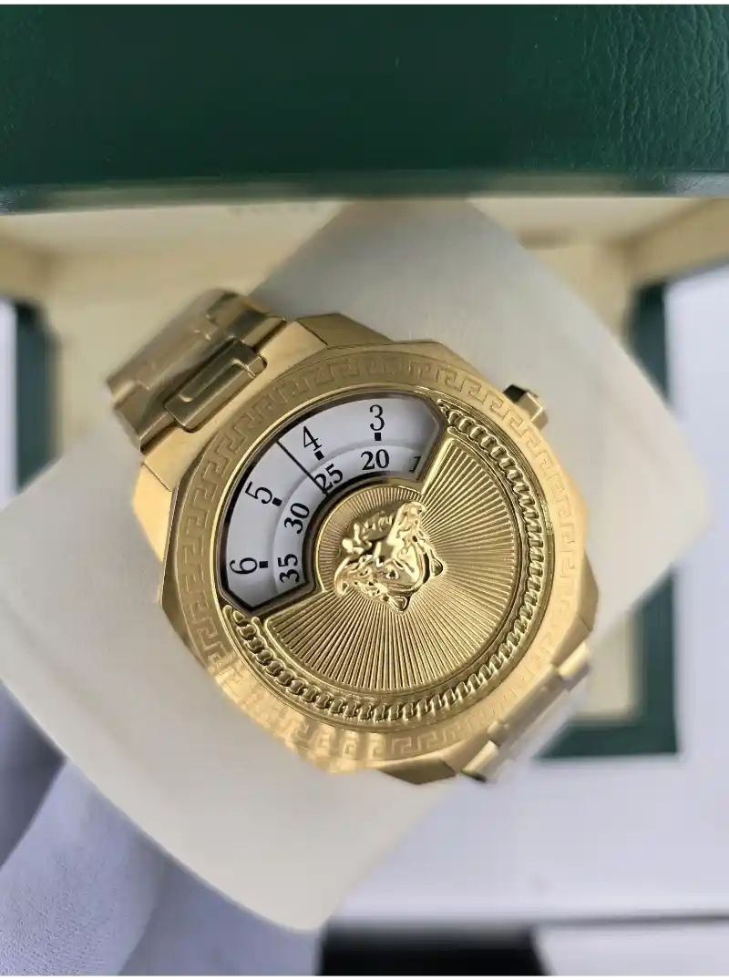 ساعه فرزاتشي رجالي ذهبي