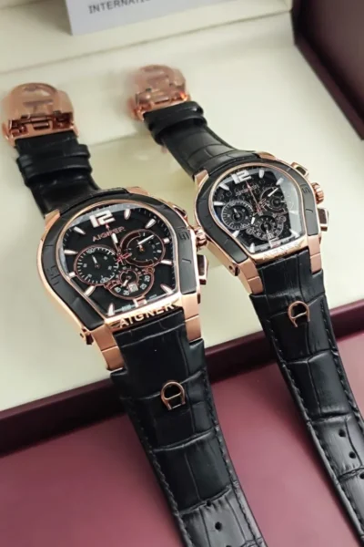 ساعات ايجنر رجاليه جلد