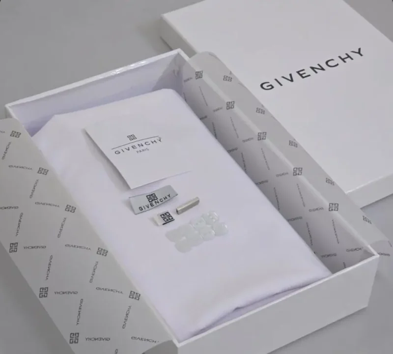 قماش جيفنشي ابيض رجالي صيفي