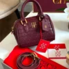شنطه سي اتش عنابيه